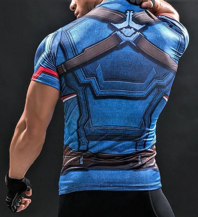 CAPTAIN AMERICA Workout T-shirt