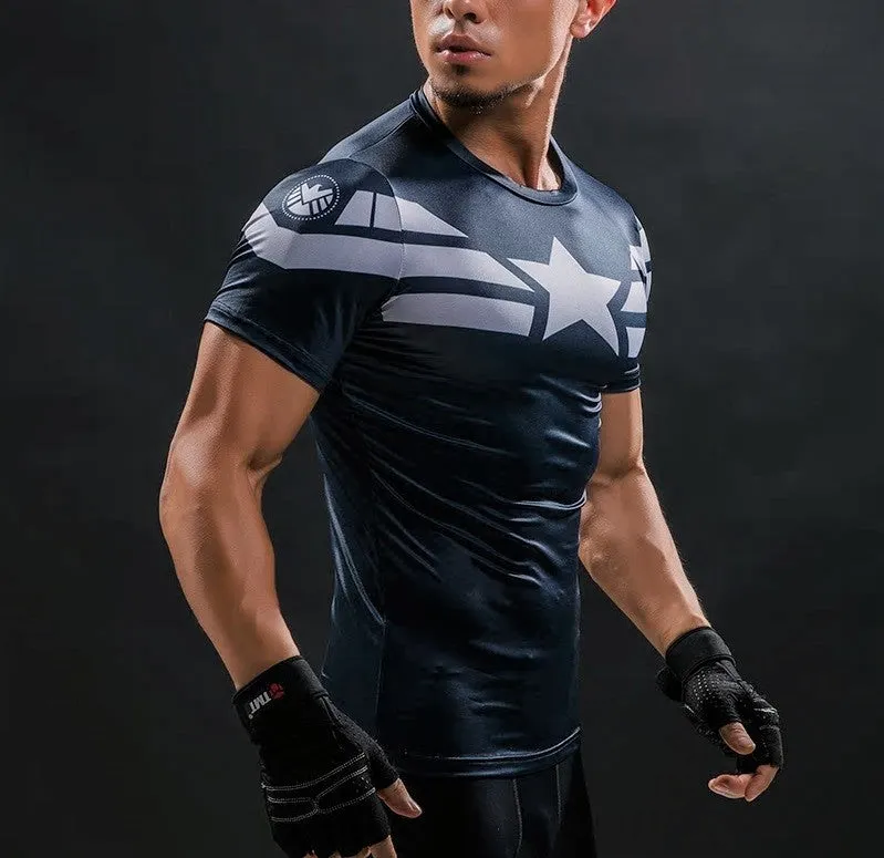 CAPTAIN AMERICA Workout T-Shirt