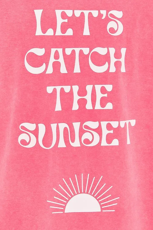 Catch The Sunset Graphic Tshirt