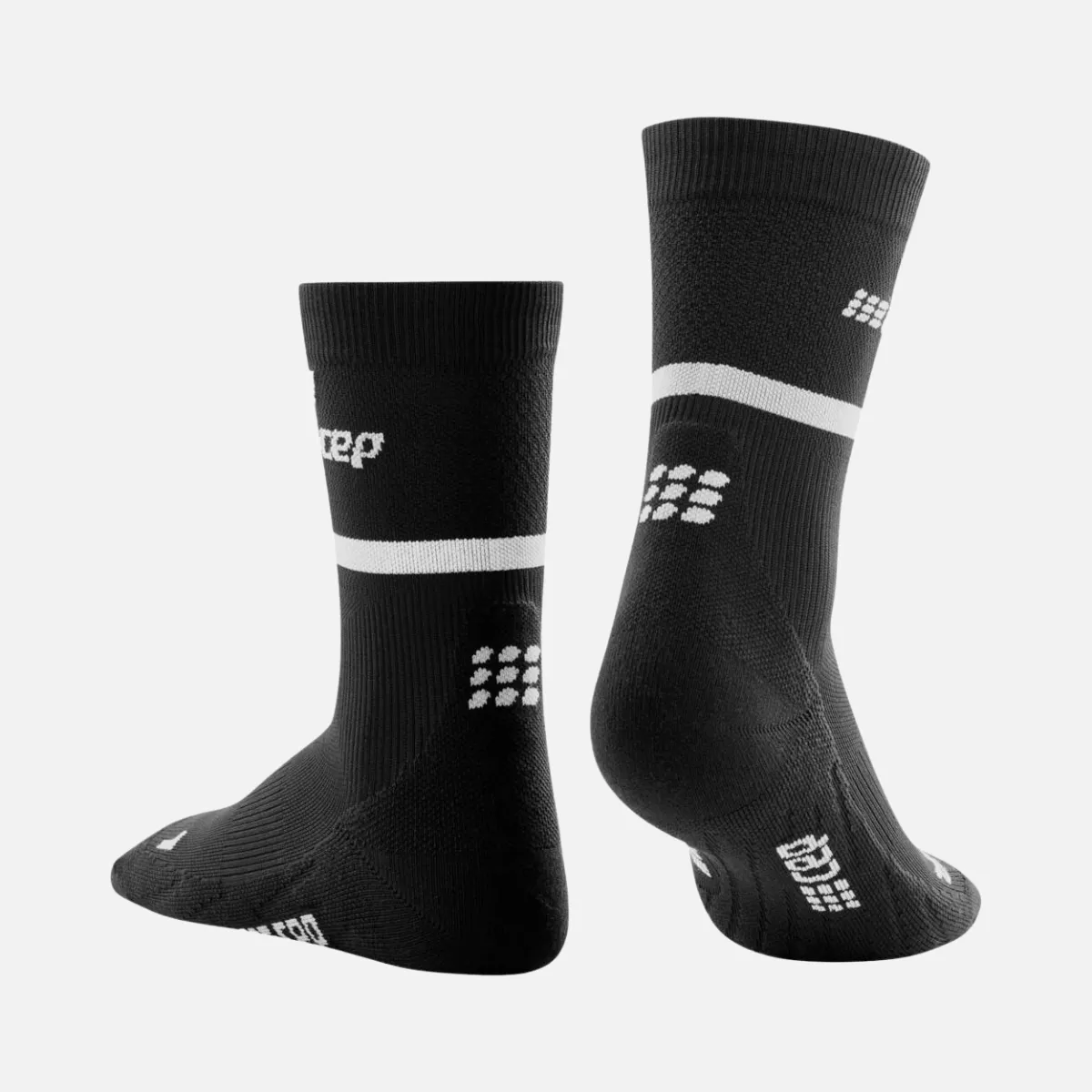 Cep The Run Compression 4.0 Mid Cut Men's Socks -Black