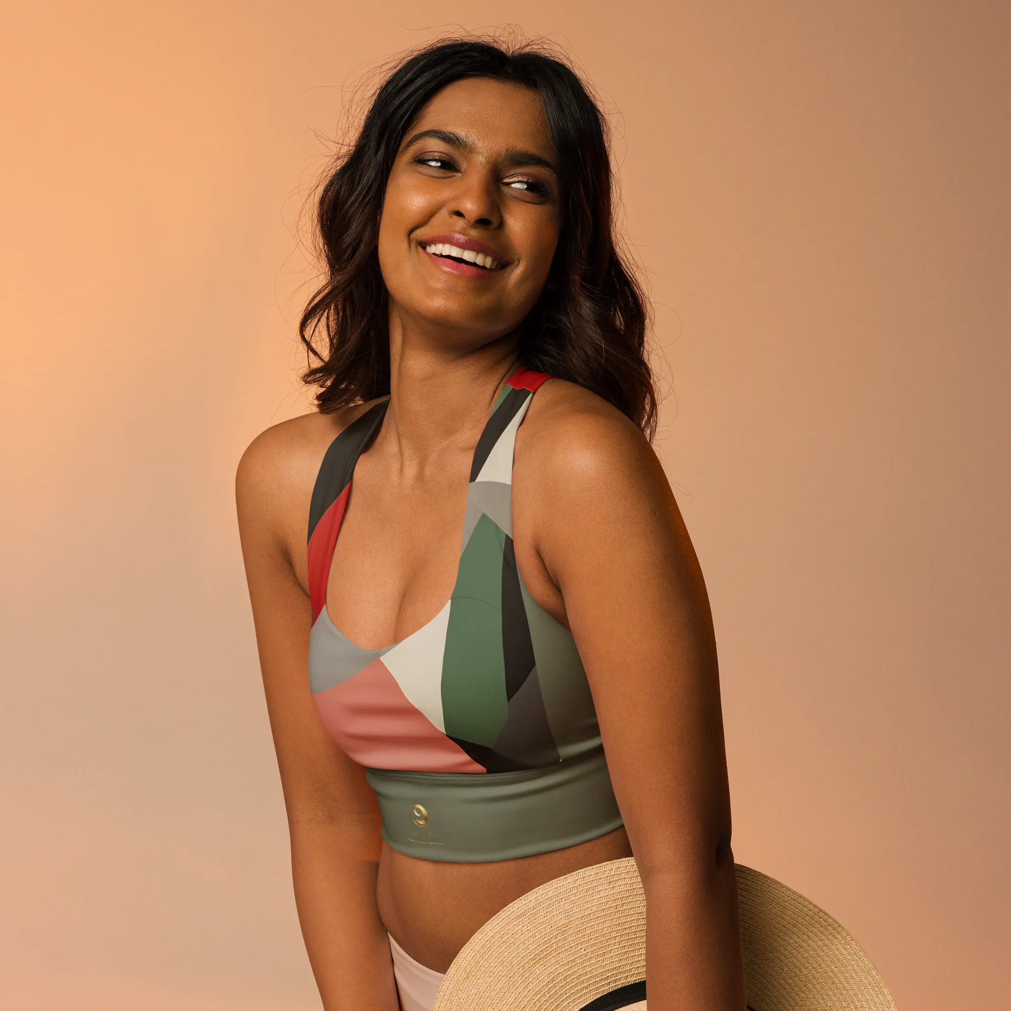 Chaitanya Abara Elite Fitness Longline Sports Bra