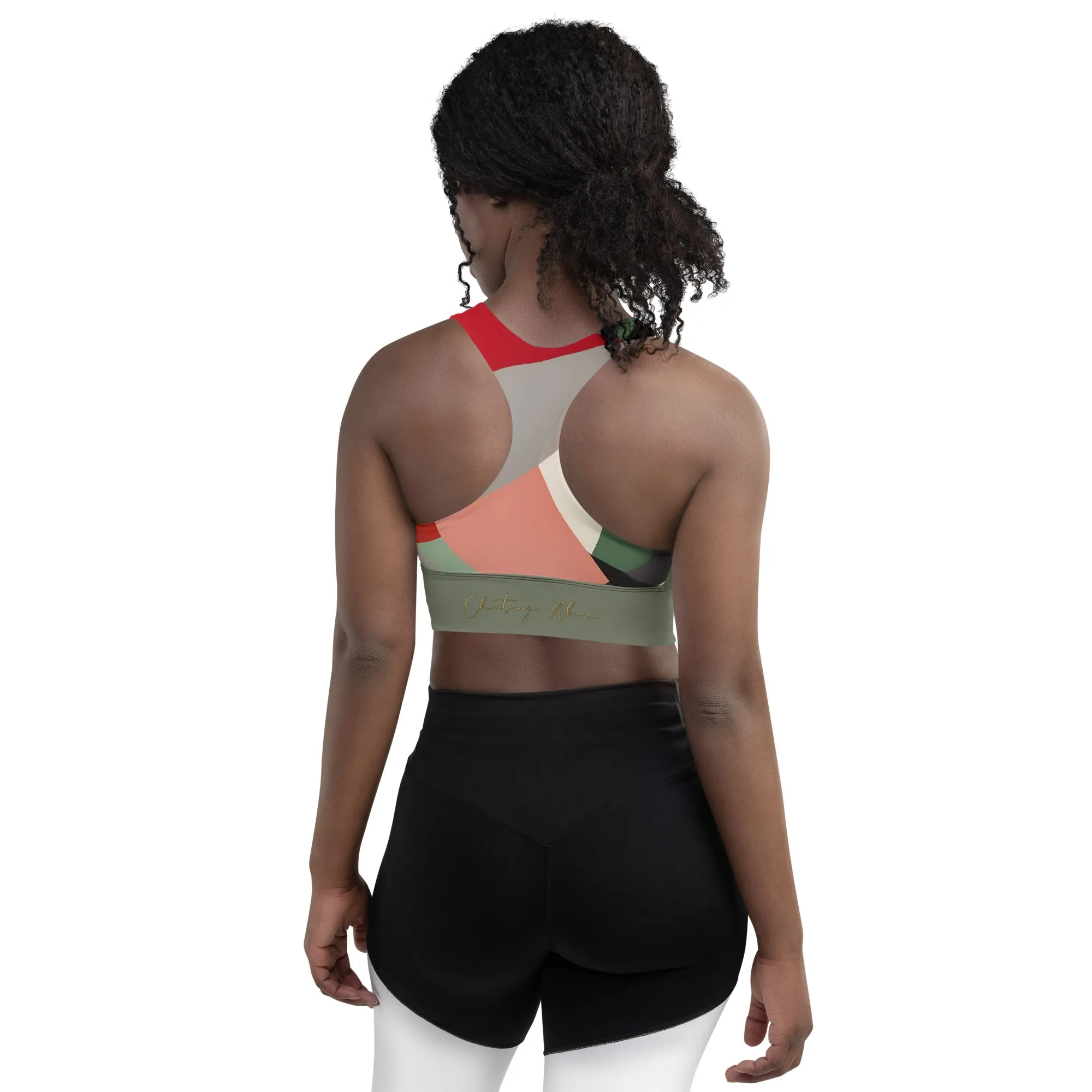 Chaitanya Abara Elite Fitness Longline Sports Bra