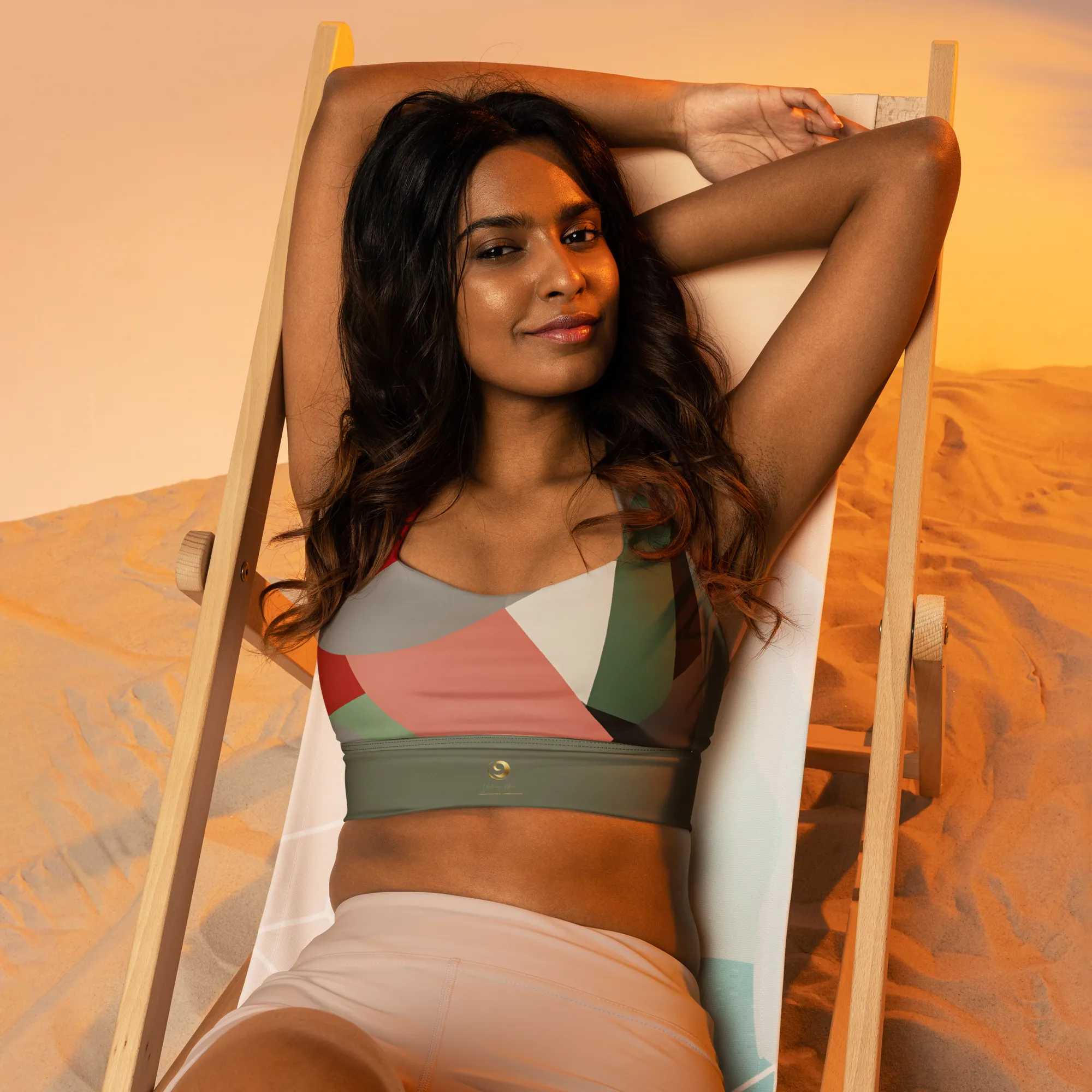 Chaitanya Abara Elite Fitness Longline Sports Bra