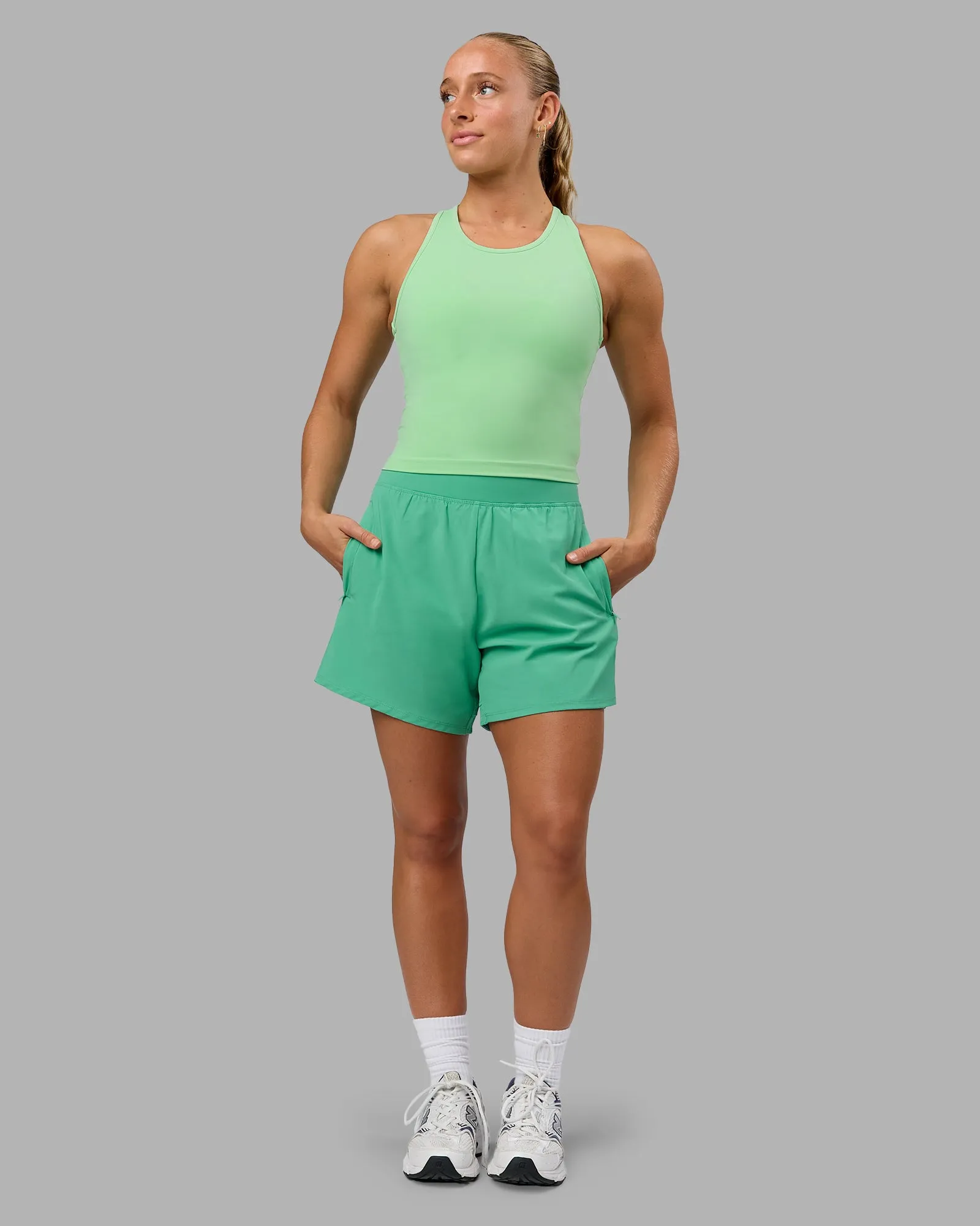 Challenger 5" Lined Performance Shorts - Mystic Green