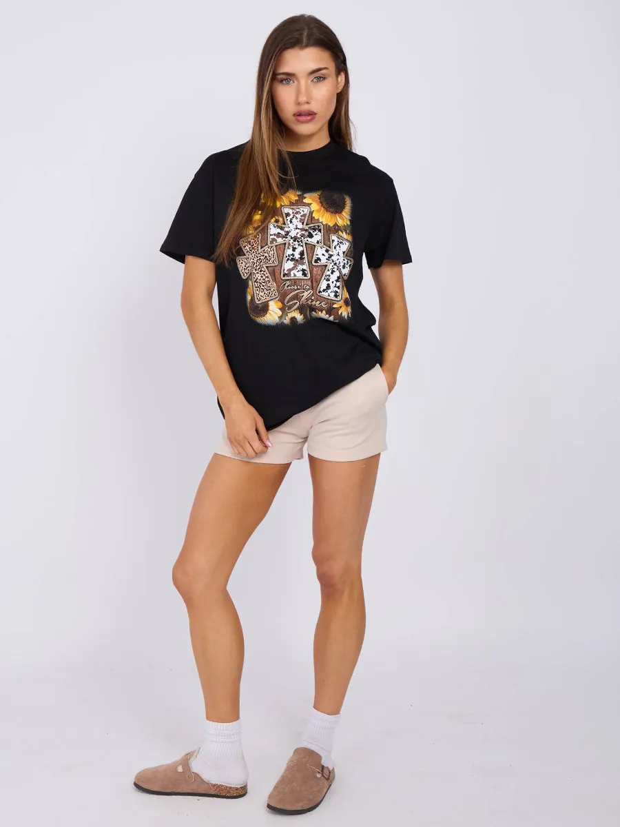 Choose To Shine Graphic Printed T-Shirt