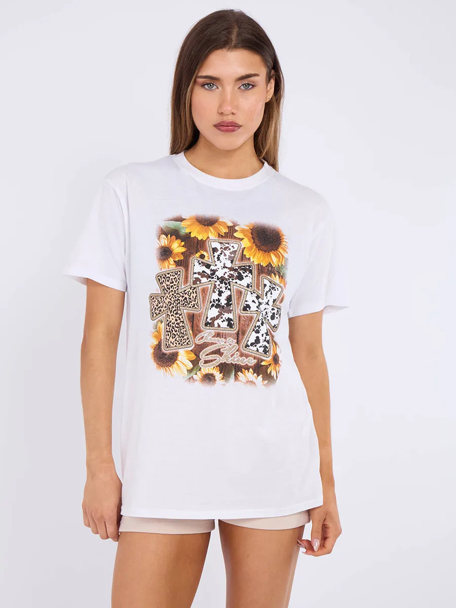 Choose To Shine Graphic Printed T-Shirt