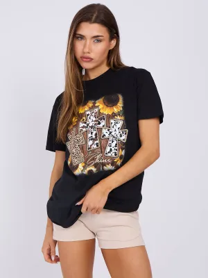Choose To Shine Graphic Printed T-Shirt