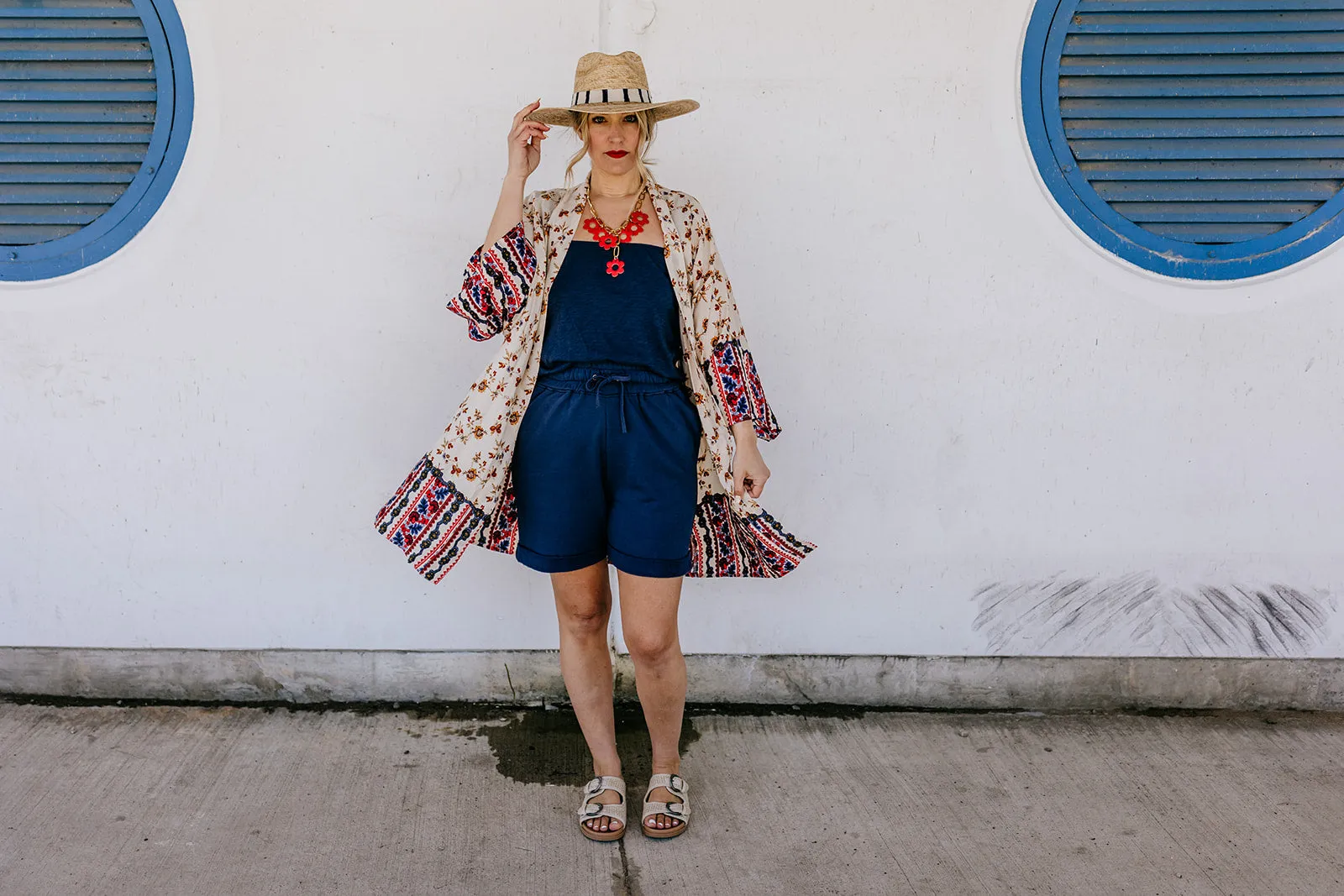 claire tank in navy