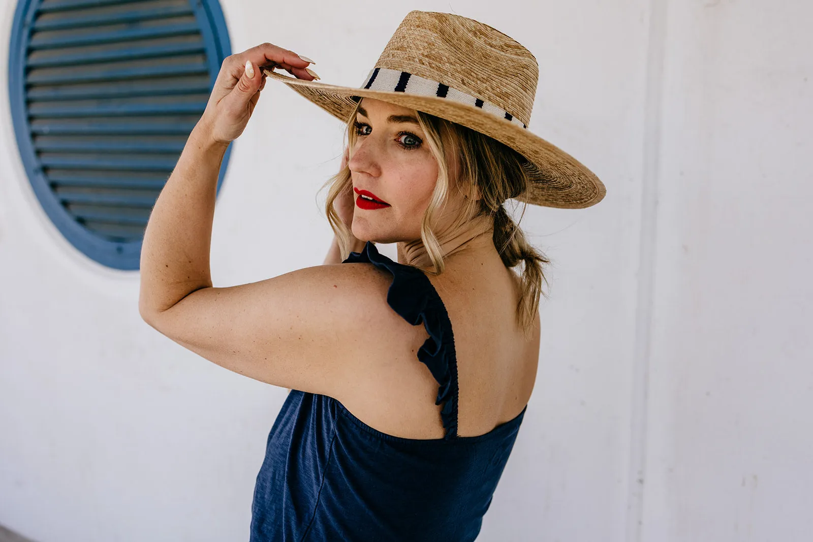 claire tank in navy