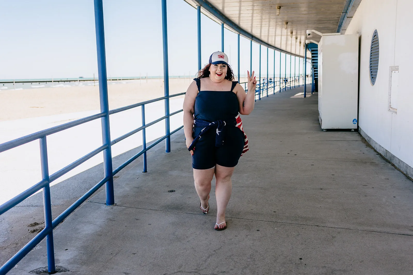 claire tank in navy