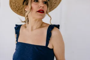 claire tank in navy