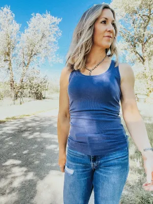 Classic Ribbed U-Neck Tank