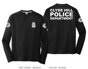 Clyde Hill Police Department Store 1 HI-Tech Performance Crewneck Sweatshirt - BEZ63U