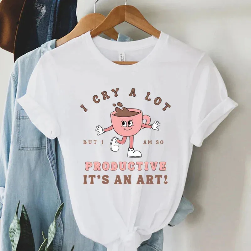 Coffee Graphic T-shirt Short Sleeve