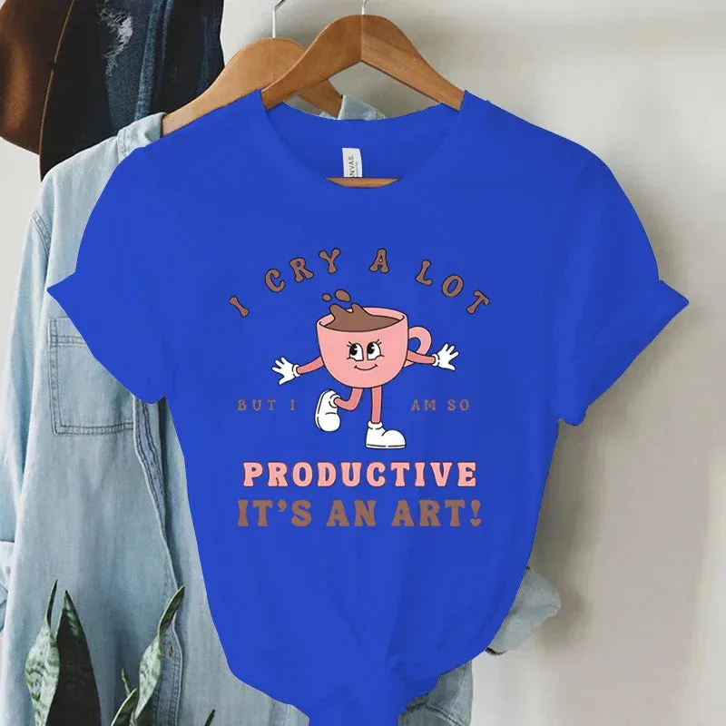 Coffee Graphic T-shirt Short Sleeve