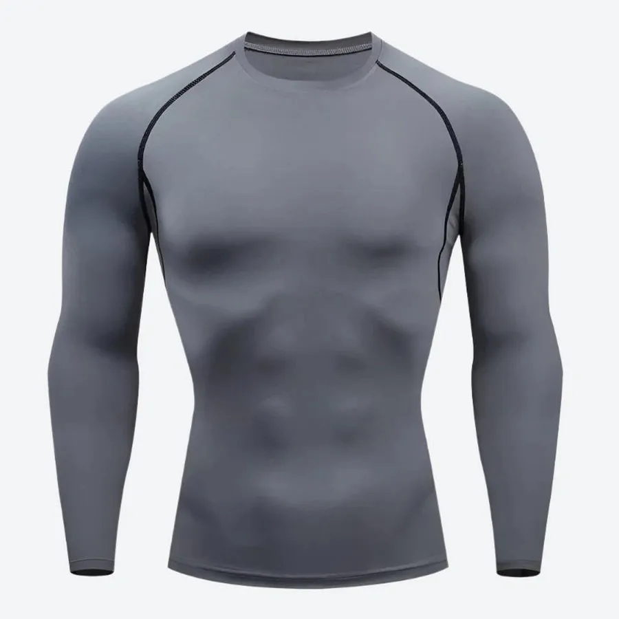 Compression Long-Sleeve Workout Shirts