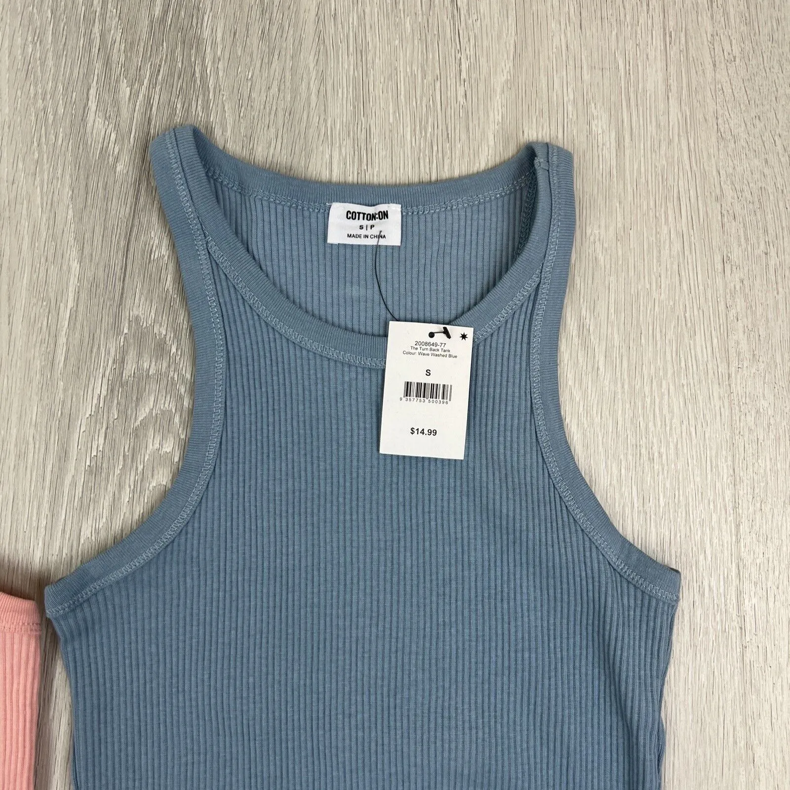 Cotton On Womens Ribbed Stretch Tank Top Size Small (2 Tops, New)