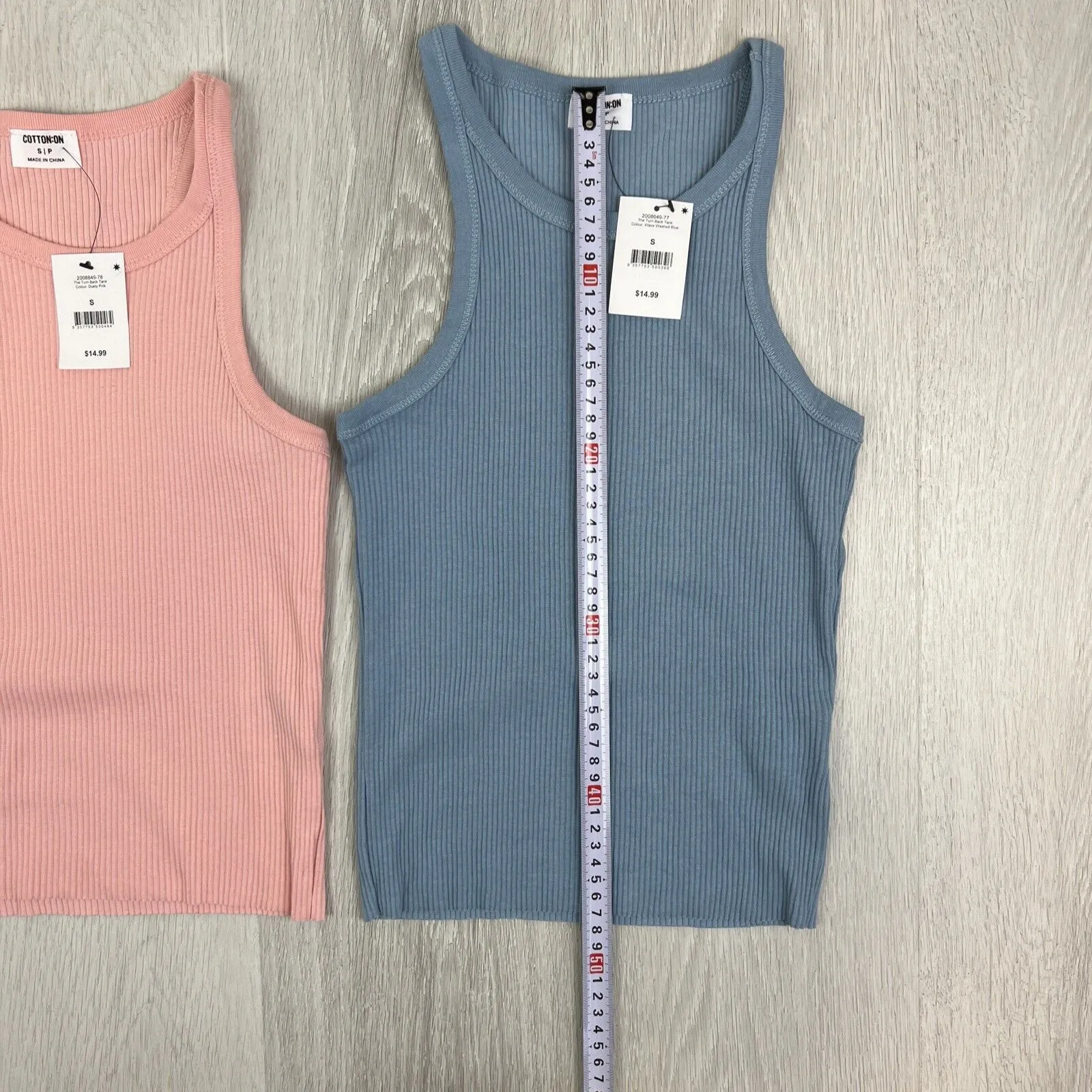 Cotton On Womens Ribbed Stretch Tank Top Size Small (2 Tops, New)