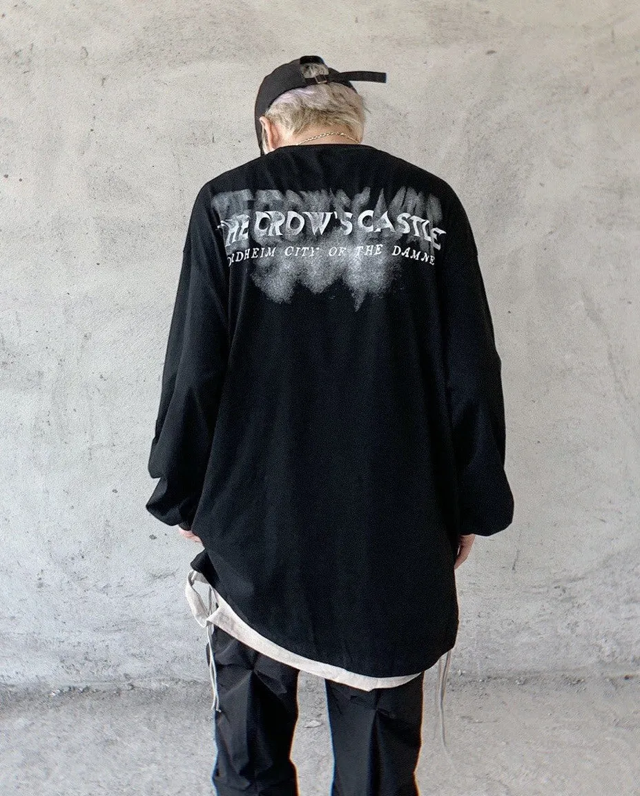 Crows Castle Graphic Long Sleeve Top