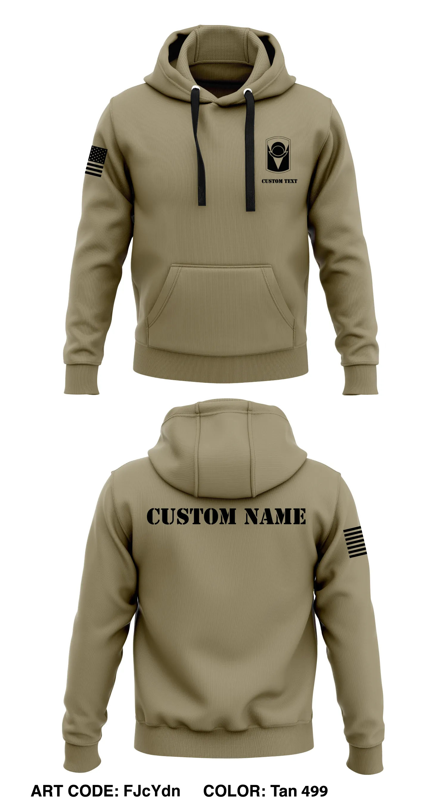 CUSTOM 53rd Brigade  Core Men's Hooded Performance Sweatshirt - FJcYdn