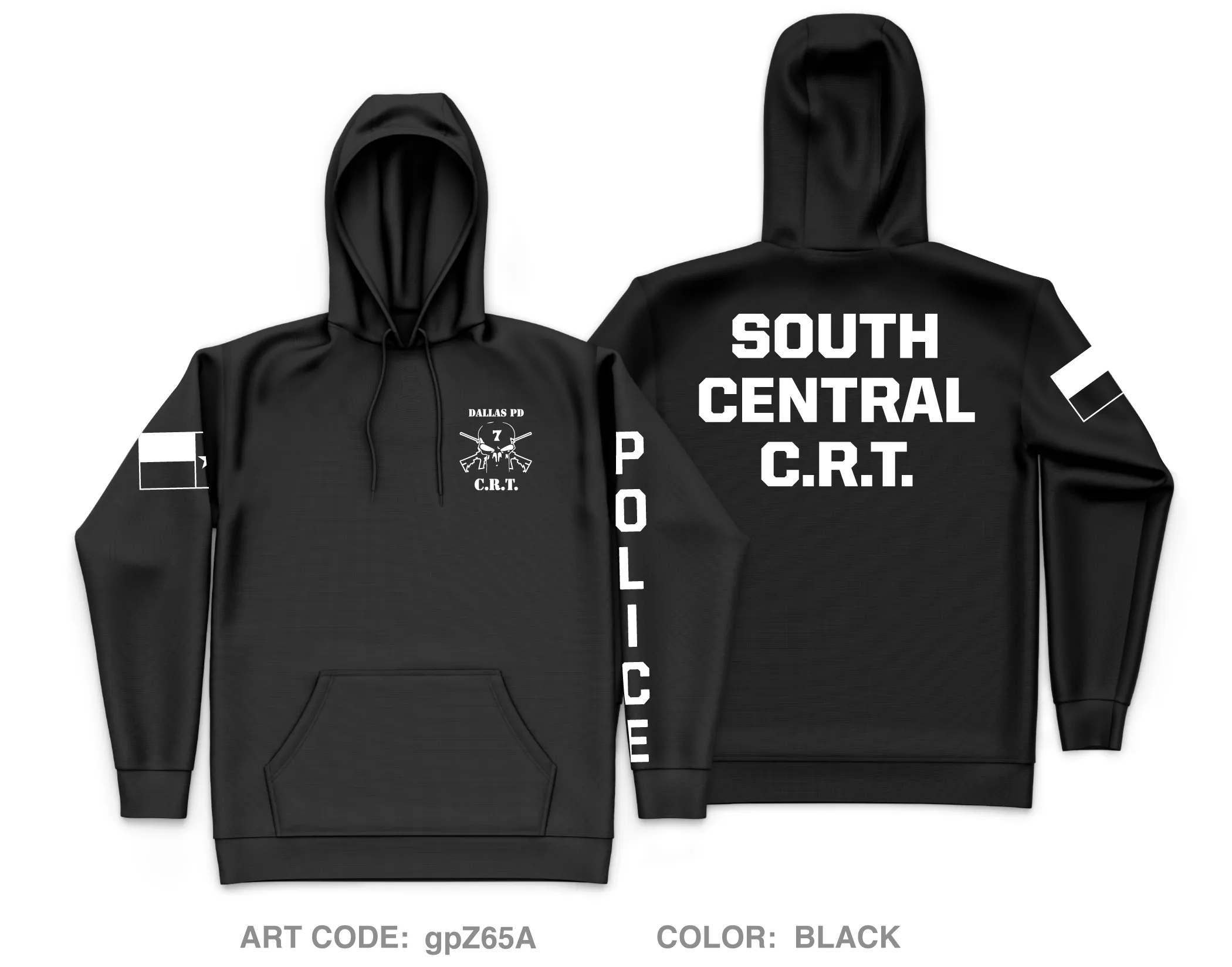 Dallas PD Store 1 Core Men's Hooded Performance Sweatshirt - gpZ65A