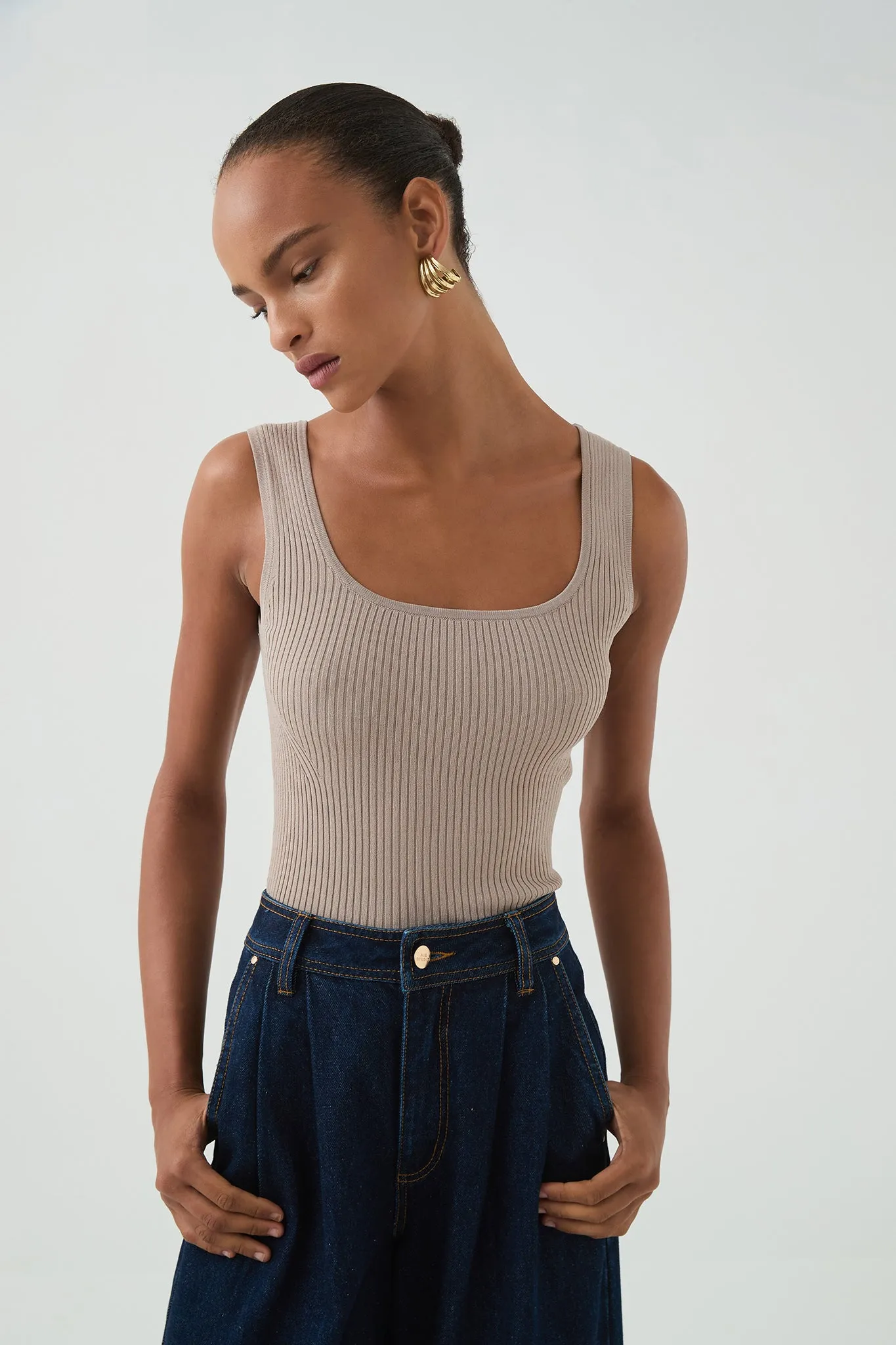 Deia Rib Knit Top