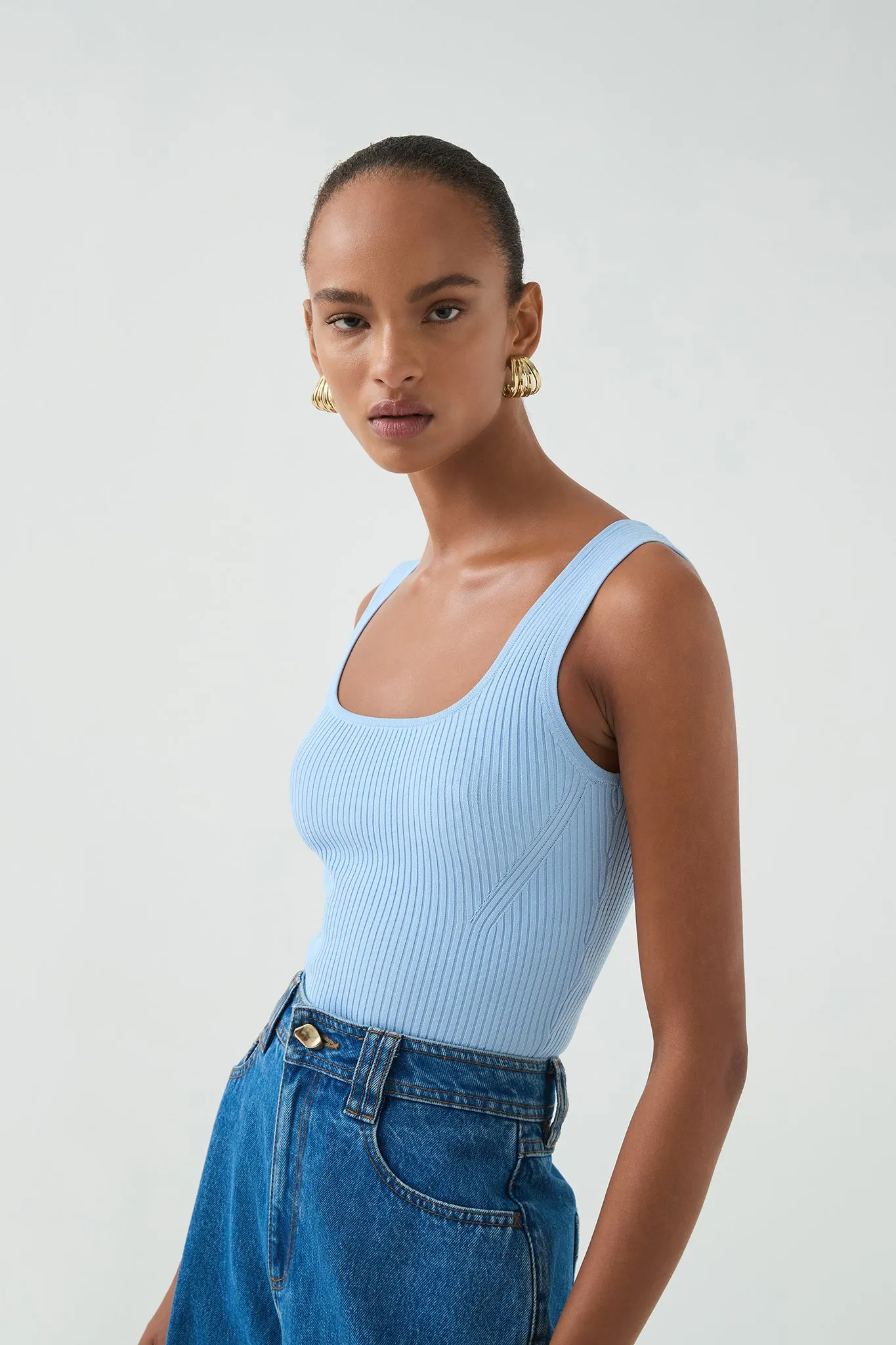 Deia Rib Knit Top