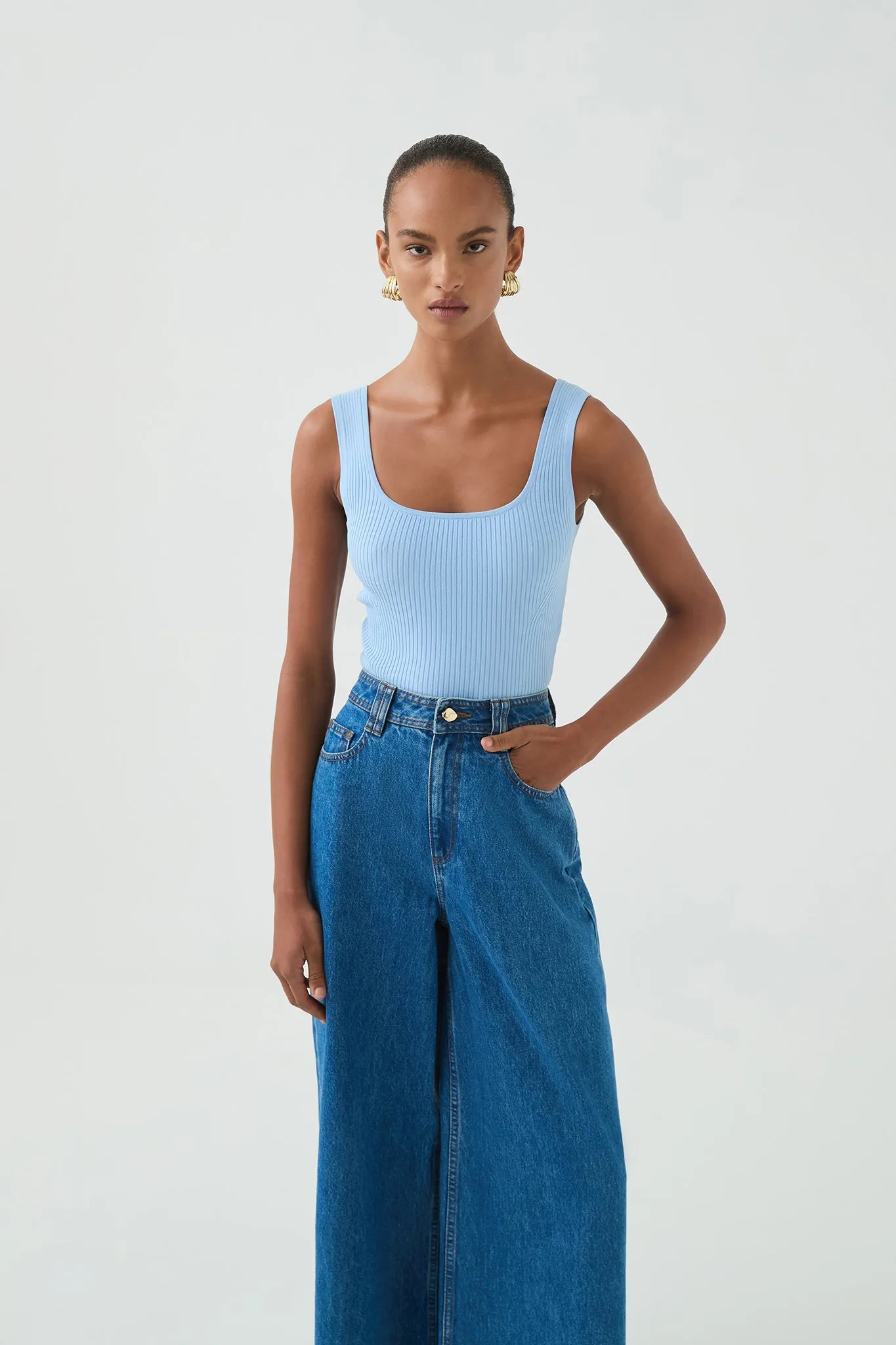 Deia Rib Knit Top