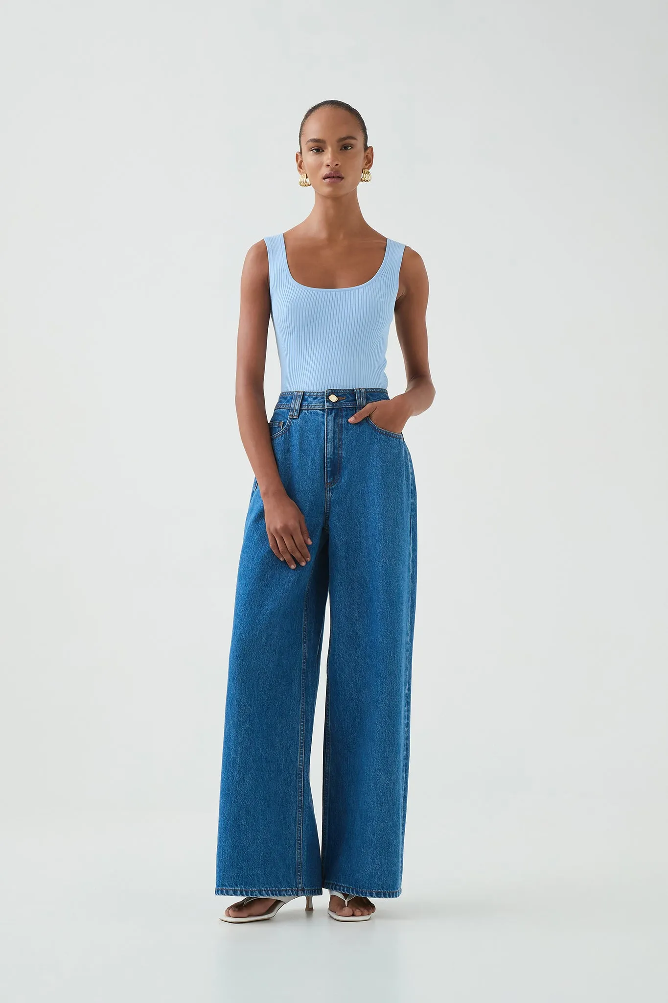 Deia Rib Knit Top