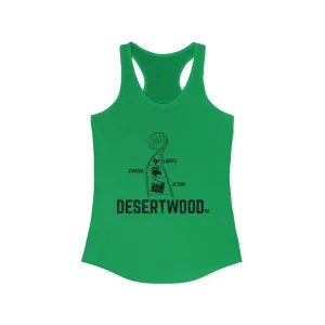 Desertwood Classic "Lights, Camera, Action!" Racerback Tank (Sizes run smaller than usual)