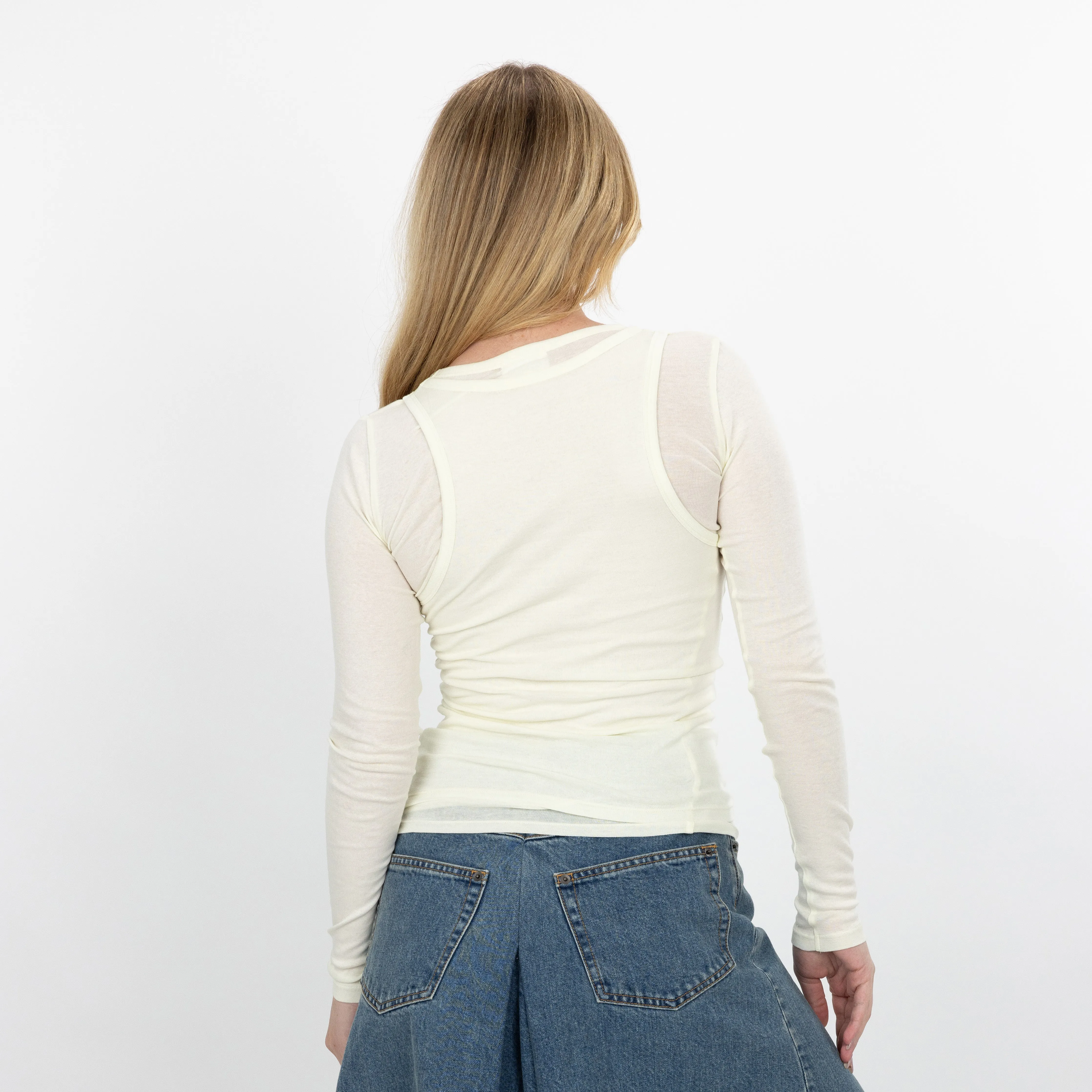 Double Layer Tank / Long Sleeve - Icicle