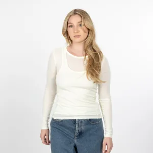 Double Layer Tank / Long Sleeve - Icicle