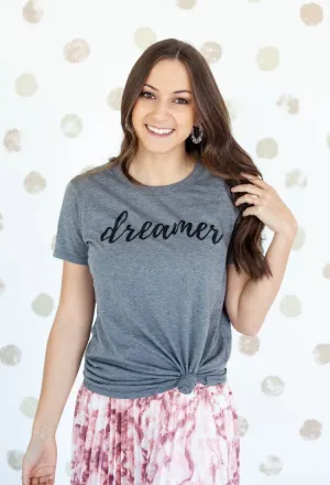 Dreamer Tee in Grey