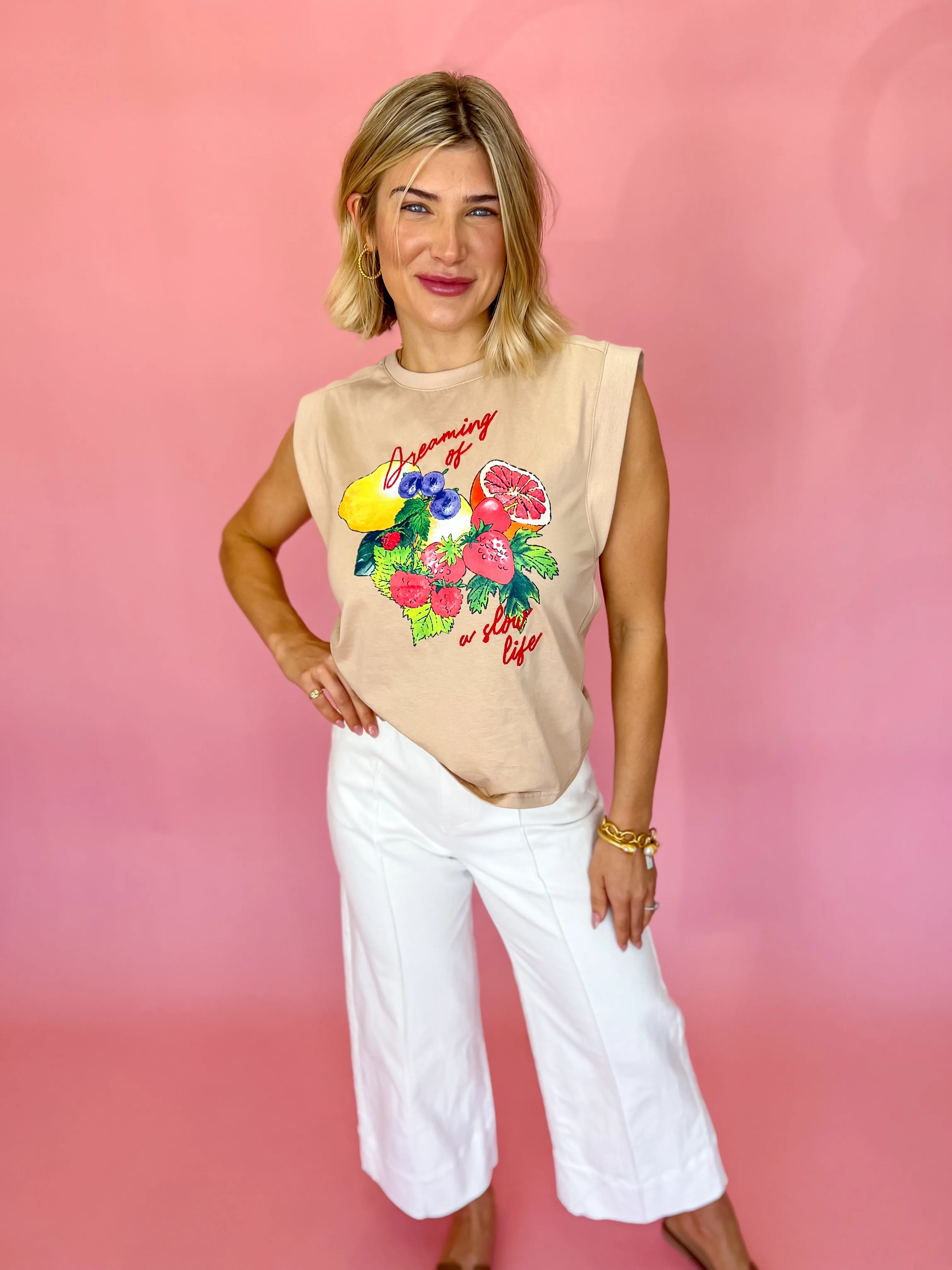 Dreaming of a Slow Life Top