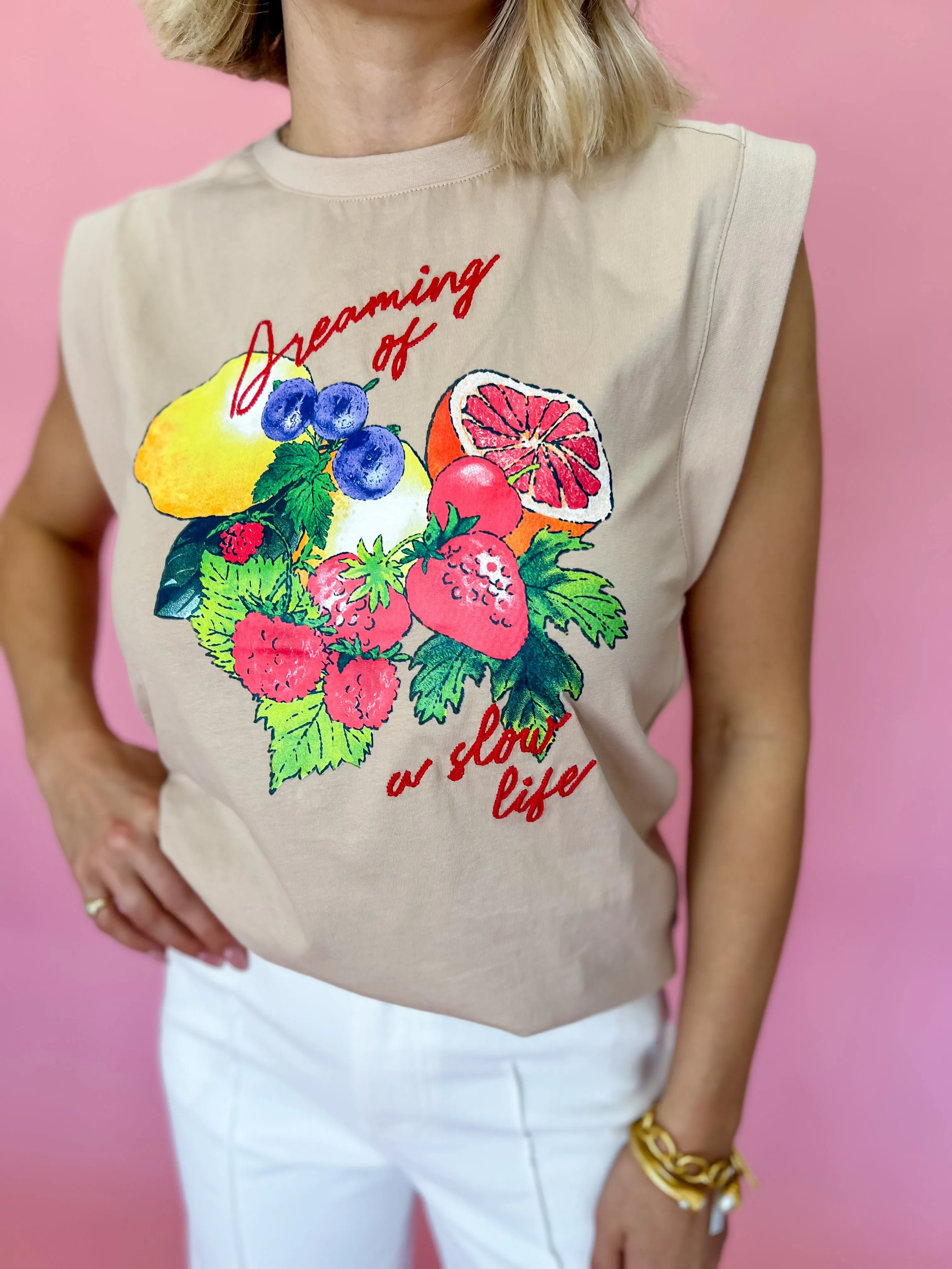 Dreaming of a Slow Life Top