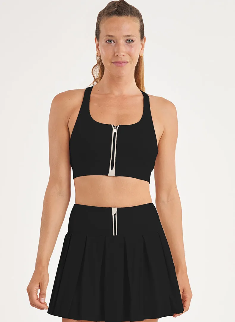 Dynamic Piped Zip Bra - FINAL SALE