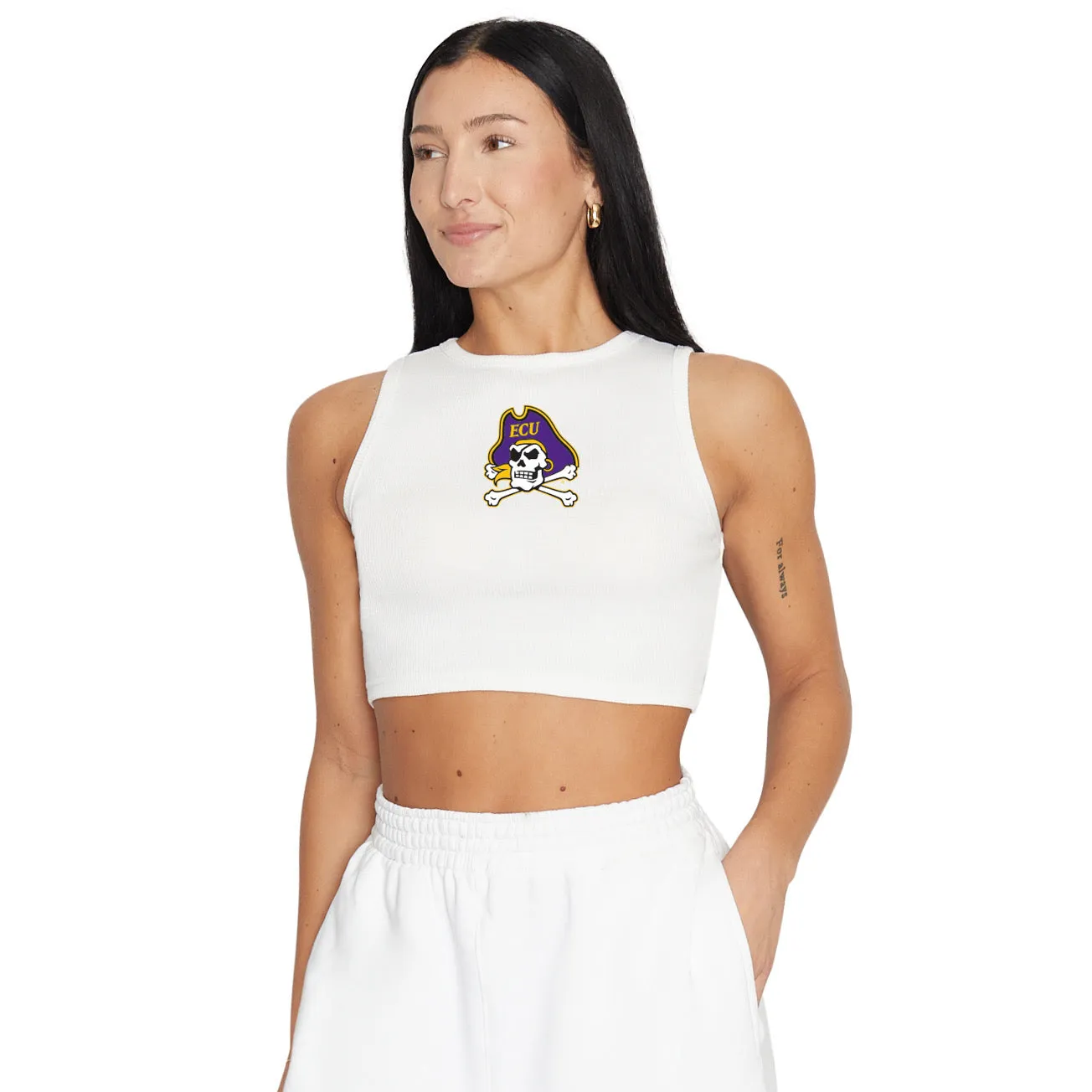 ECU Pirates Touchdown Ribbed Tank