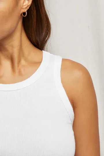 ELLE RIBBED TANK 030425