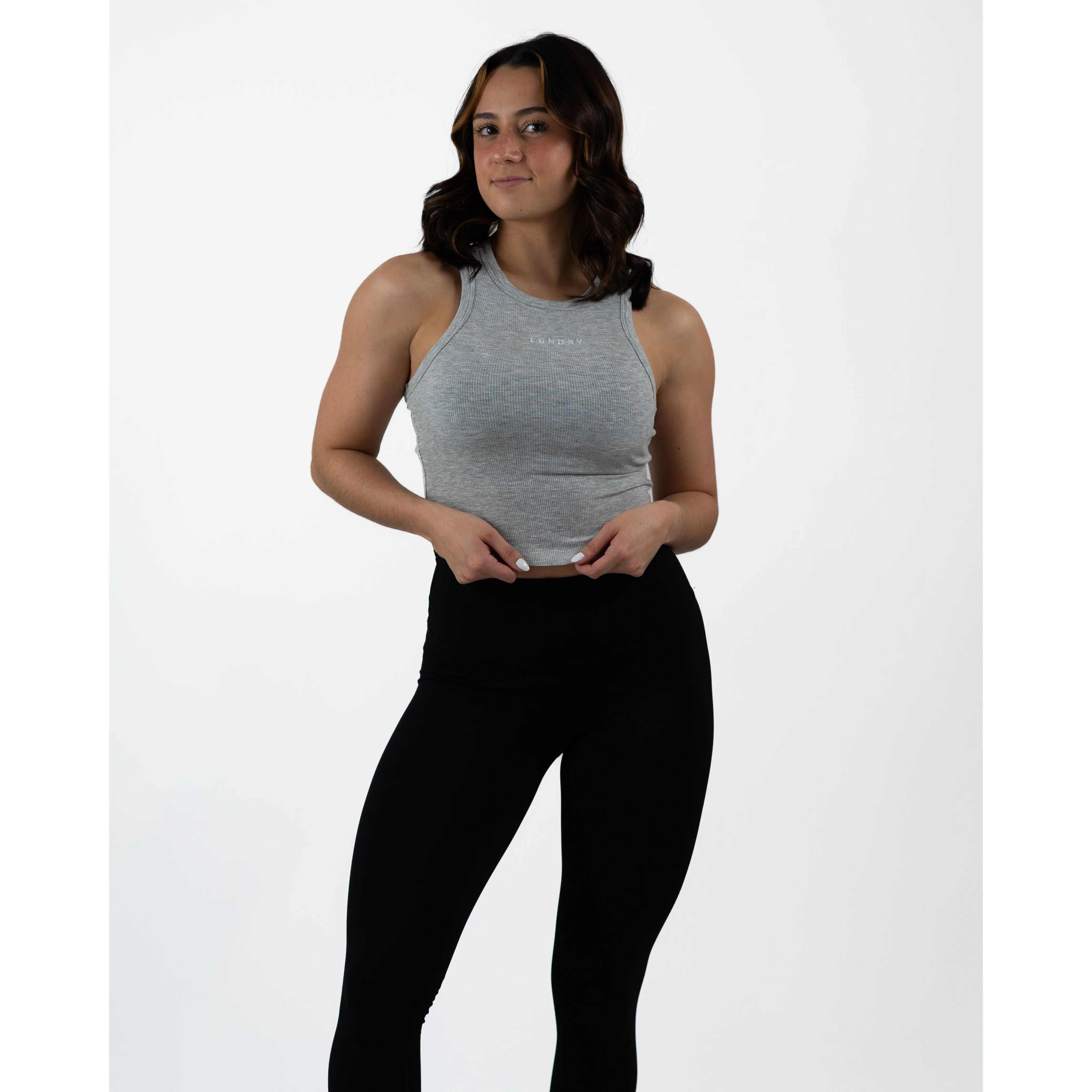 EMBRACE RIBBED TANK