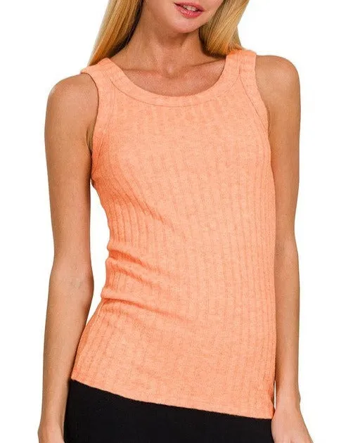 FEELS SO RIGHT RIBBED TANK TOP - 5 COLORS