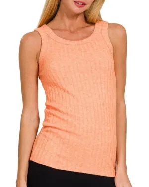 FEELS SO RIGHT RIBBED TANK TOP - 5 COLORS