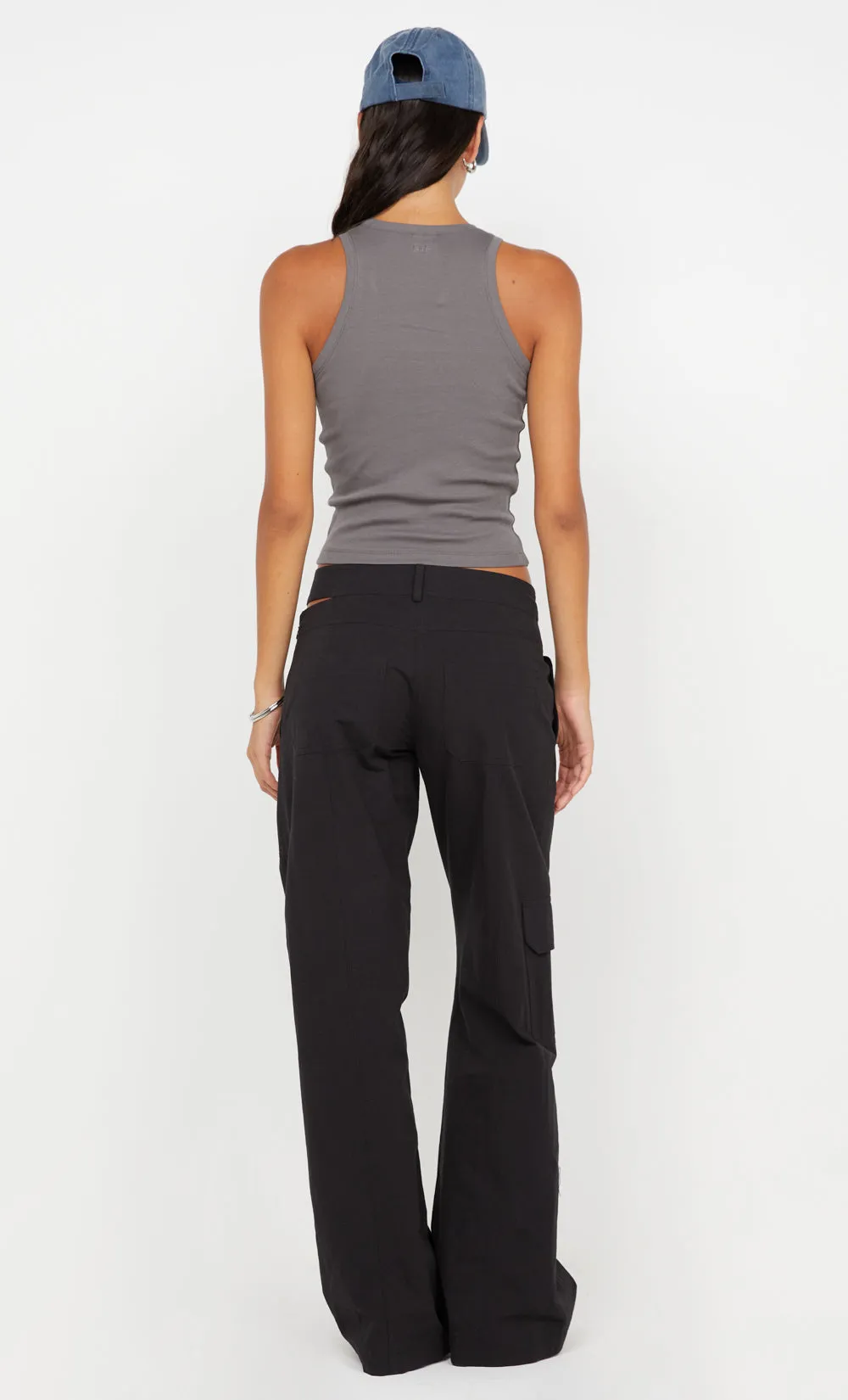 FELIX RACER TANK B B LOGO - CHARCOAL