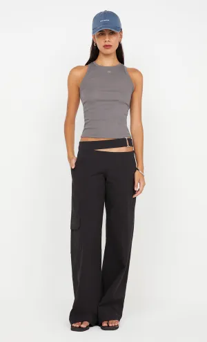 FELIX RACER TANK B B LOGO - CHARCOAL
