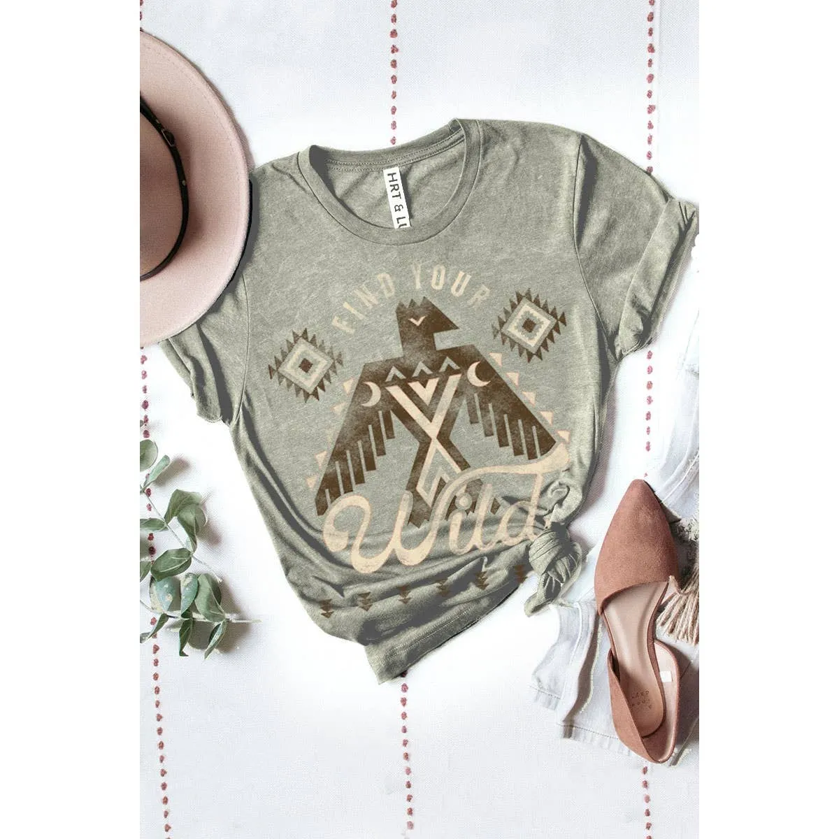 Fine Your Wild Mineral Graphic Tee: Mineral Chocolate