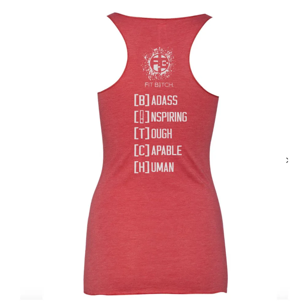 Fit Bitch - Racerback - Tri-blend - Badass - Cool