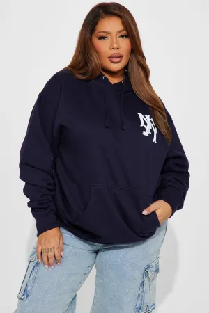 Flyest In The East Graphic Hoodie - Navy
