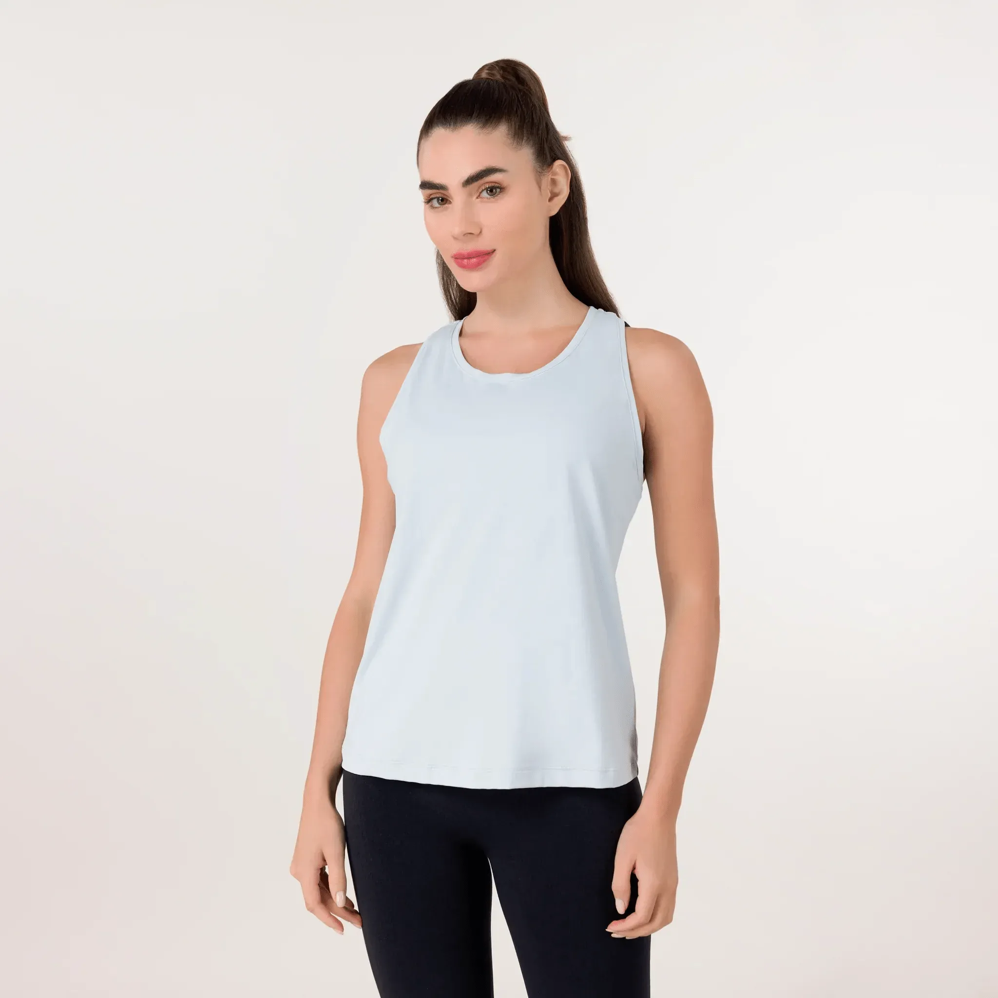 Freestyle Active Racerback Top - CORE LIGHT BLUE