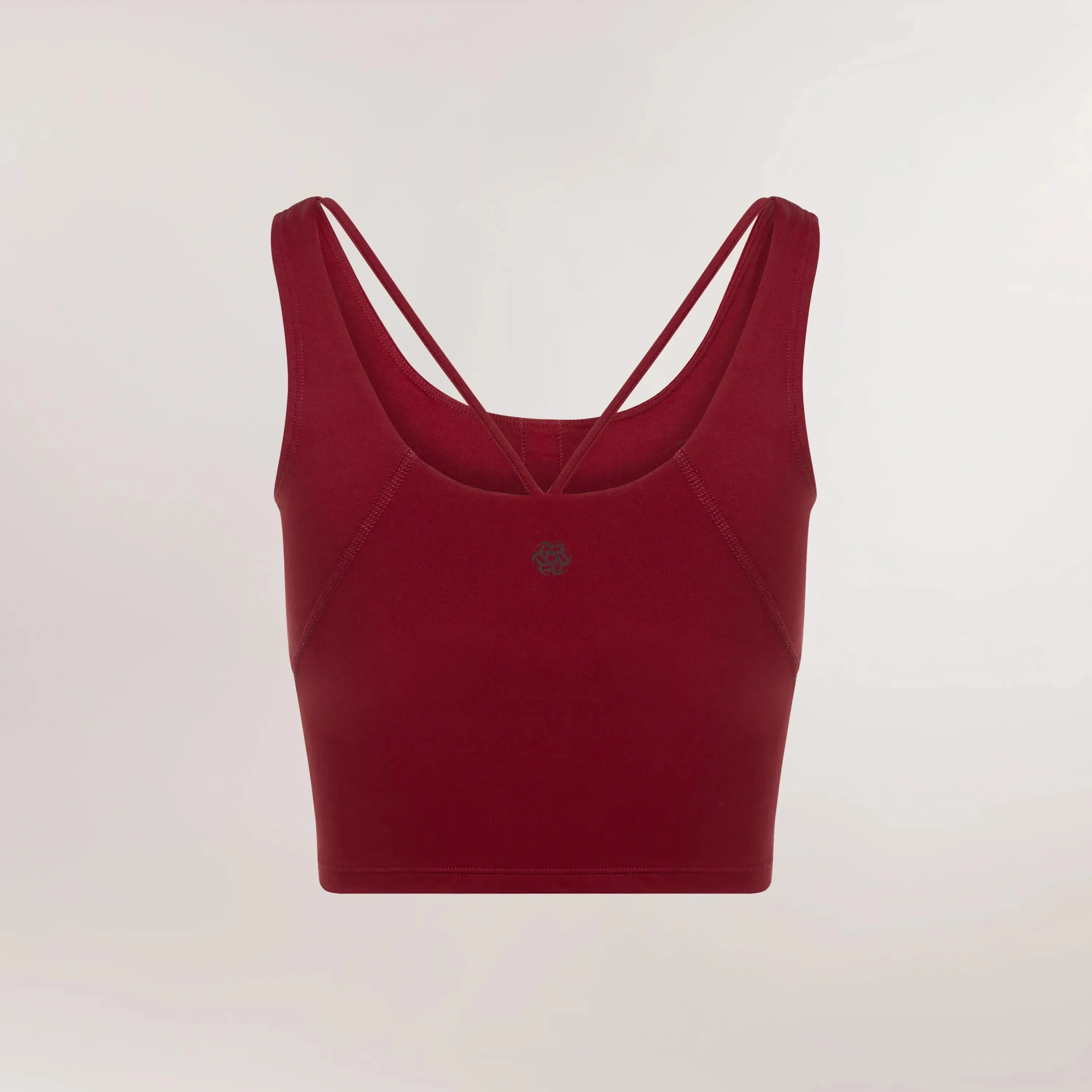 Freestyle Cropped Top - CORE GRAPE RED