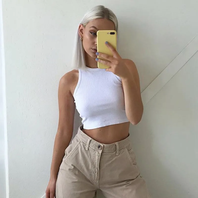 Gen Crop Top - White