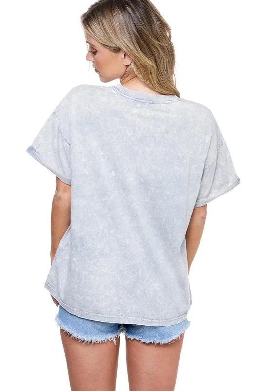 Glitter Bow Graphic Tshirt
